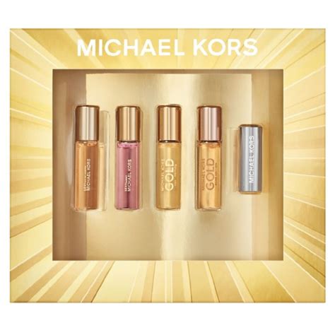 michael kors 5 piece mini rollerball women's perfume coffret|Michael Kors Perfume Gifts & Value Sets .